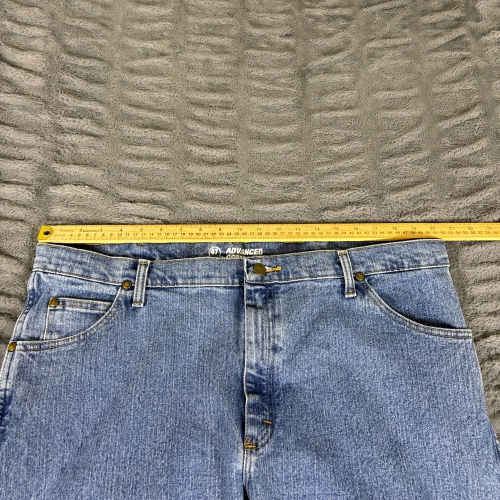 Wrangler 47 Advanced Comfort Regular Fit Straight Leg Jeans Blue 40x34 47MACSB